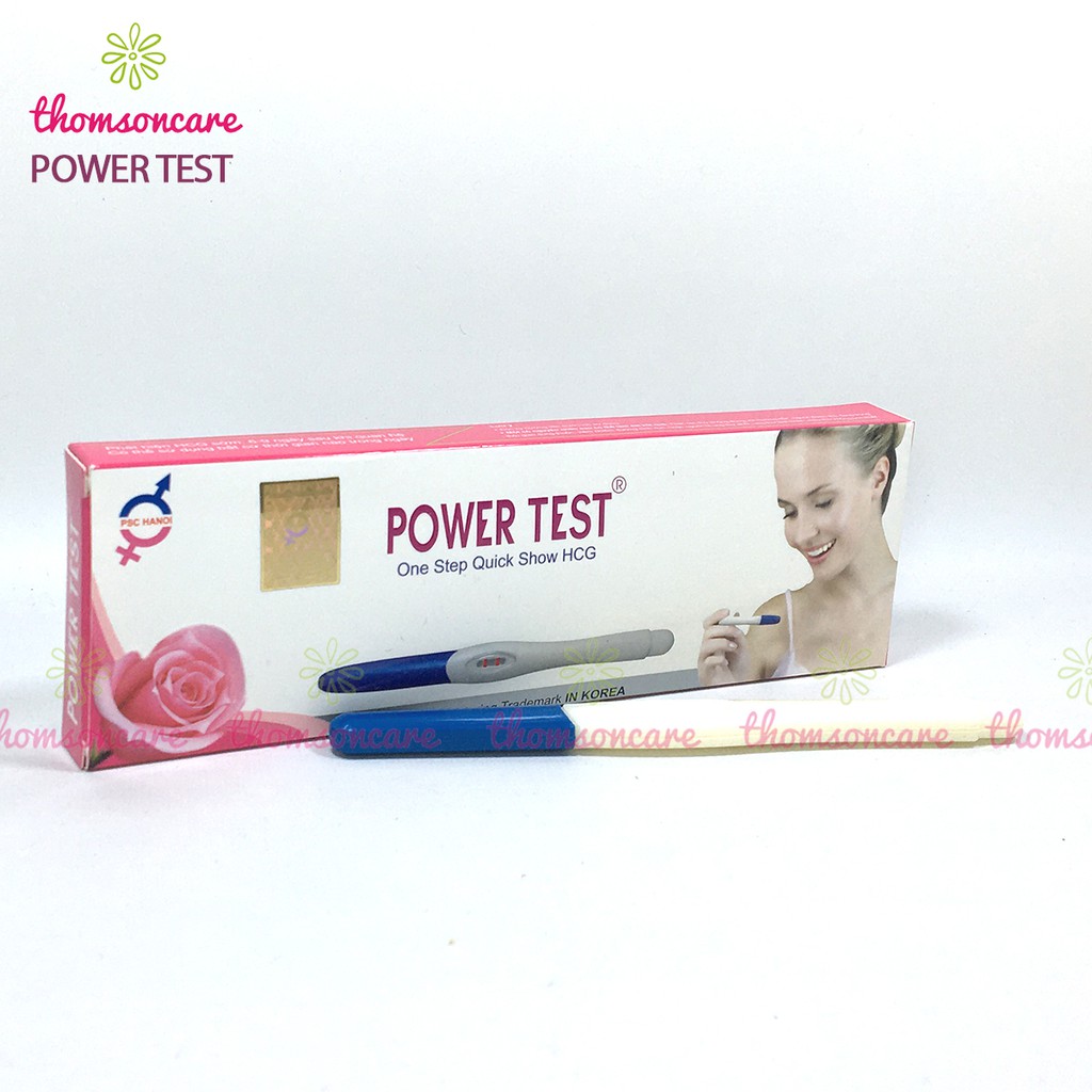 Bút thử thai Power Test điện tử - giao hàng kín đáo, che tên, test thai nhanh, chuẩn chính xác Hộp 1 bút