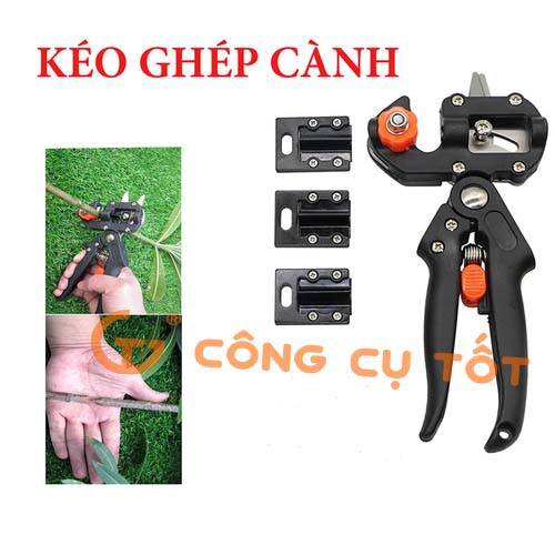 Kéo ghép cành tặng kèm 1 cuộn băng kéo ghép cây khổ 3cm