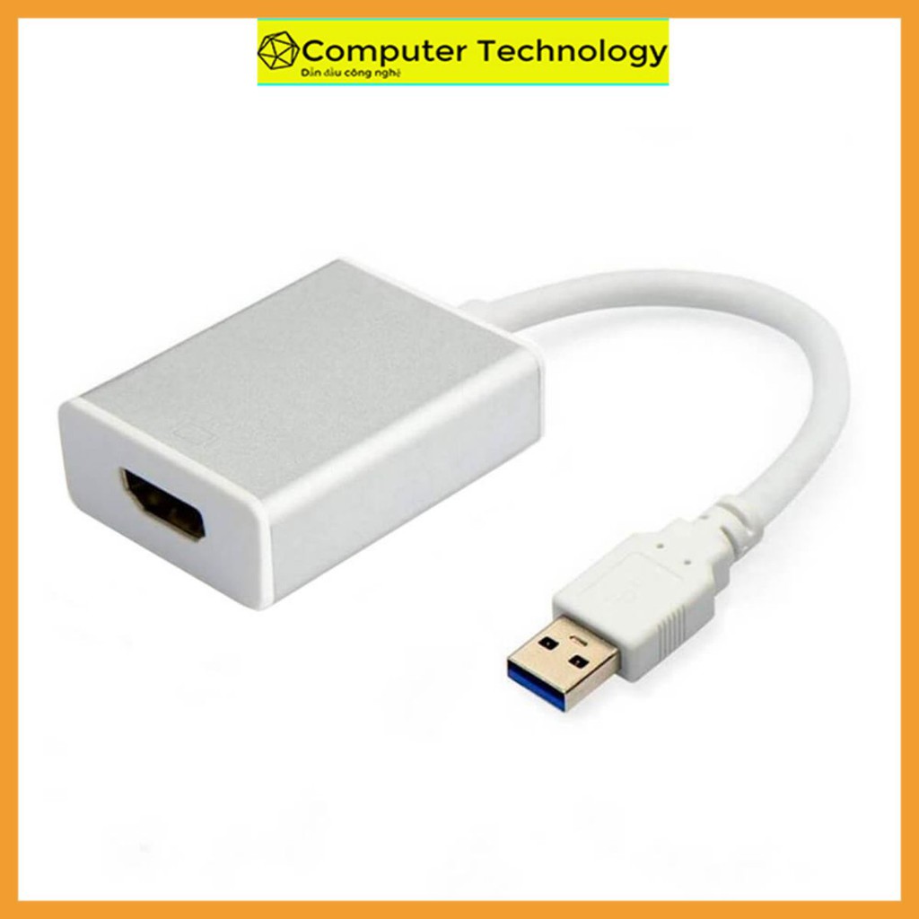 Cáp Chuyển Đổi, Cáp Chuyển USB 3.0 Sang Hdmi, USB to Hdmi - Truyền Tín Hiệu Tốc Độ Cao