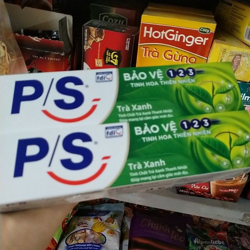 Kem đánh răng PS trà xanh 230g