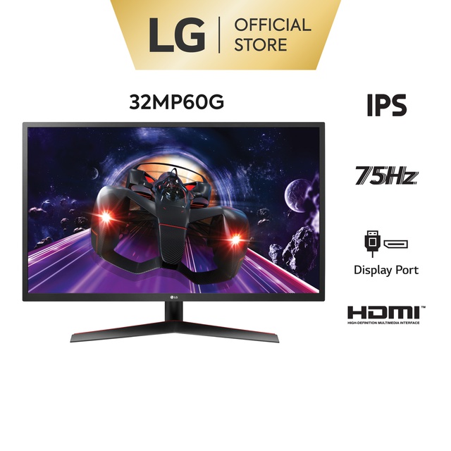 [Mã ELLGHOT giảm 5% đơn 3TR] Màn hình LG IPS 32MP60G-B 31.5'' Full HD AMD FreeSync™ - Hàng chính hãng