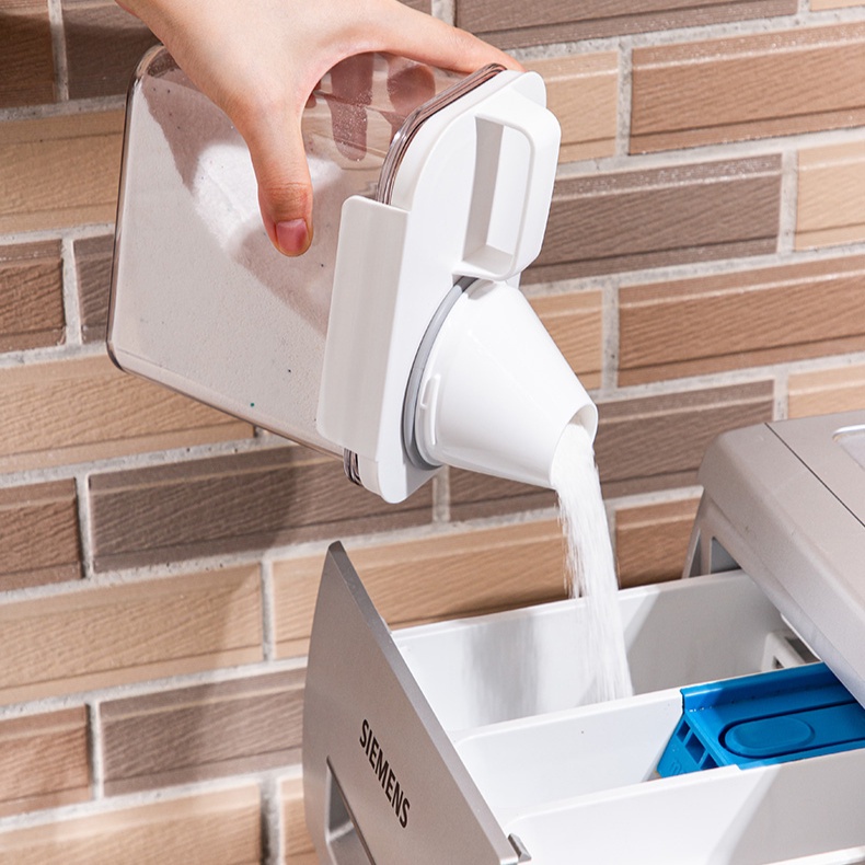 A-LIFE Hộp Đựng Bột Giặt Bằng Nhựa Cỡ Lớn Có Nắp Đậy Tiện Dụng