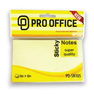 Giấy note vàng (giấy ghi chú) note 3x5 100 tờ/tập