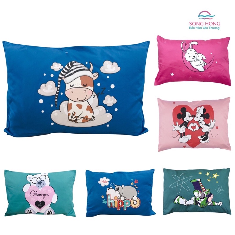 Gối trẻ em - Sông Hồng - 100% cotton