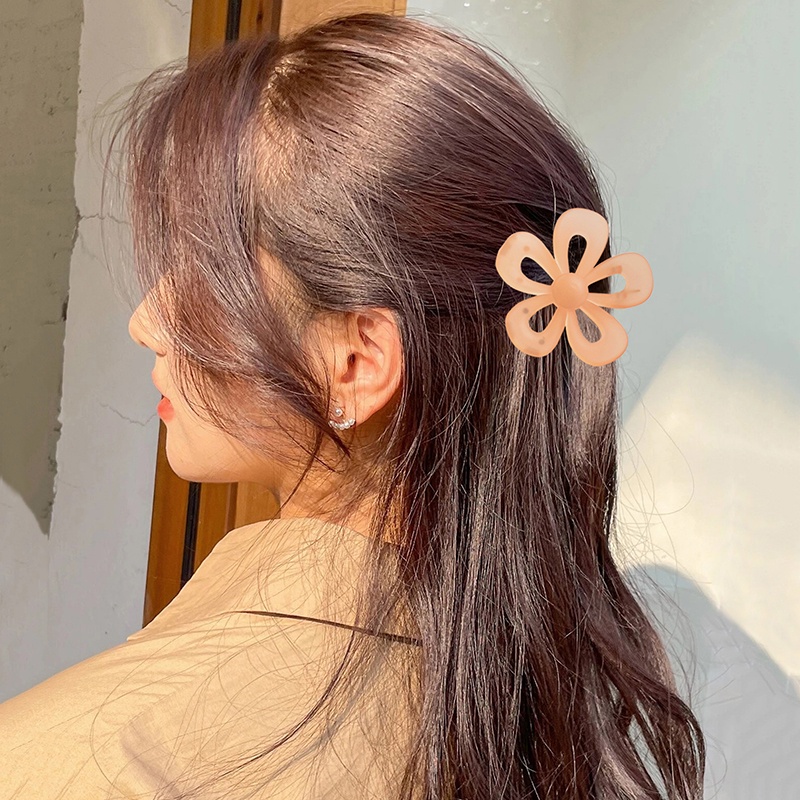 Kẹp Tóc Càng Cua Hình Bông Hoa Phong Cách Hàn Quốc Cho Nữ