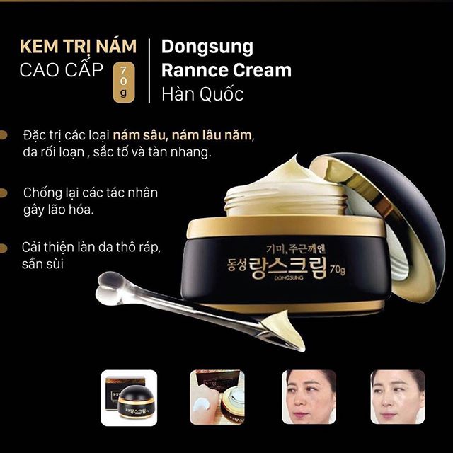 [Hàn Quốc] Kem nám Dongsung rannce cream số 1 trong xóa nám và tàn nhang