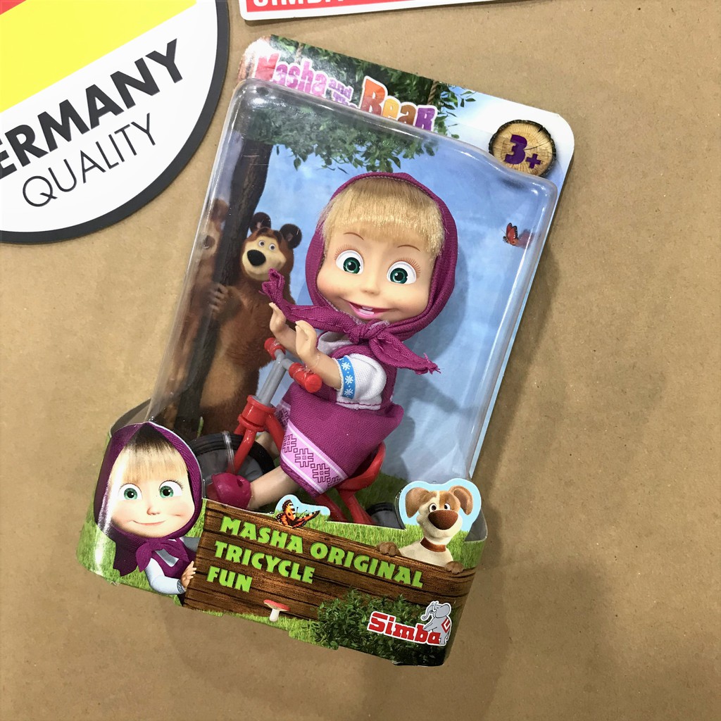 Đồ Chơi Búp Bê MASHA AND THE BEAR Masha Original Tricycle Fun 109302059 - Simba Toys Vietnam