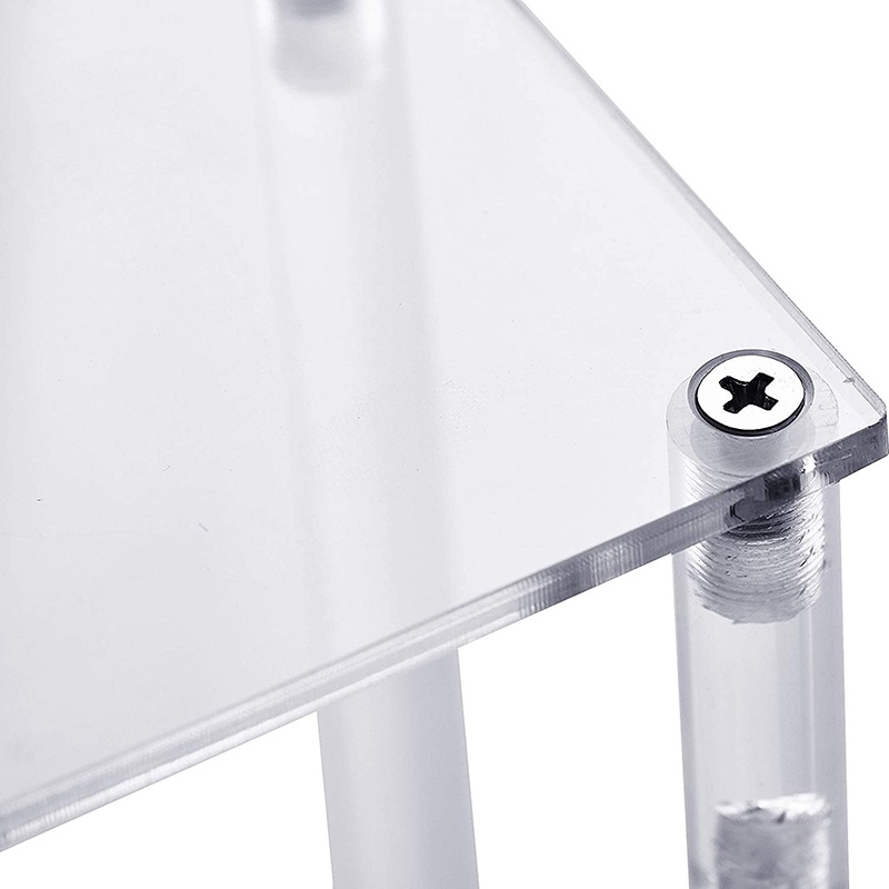 Giá Đỡ Trưng Bày Bánh Kem 3 Tầng Bằng Acrylic Trong Suốt Dùng Trang Trí Và Lưu T