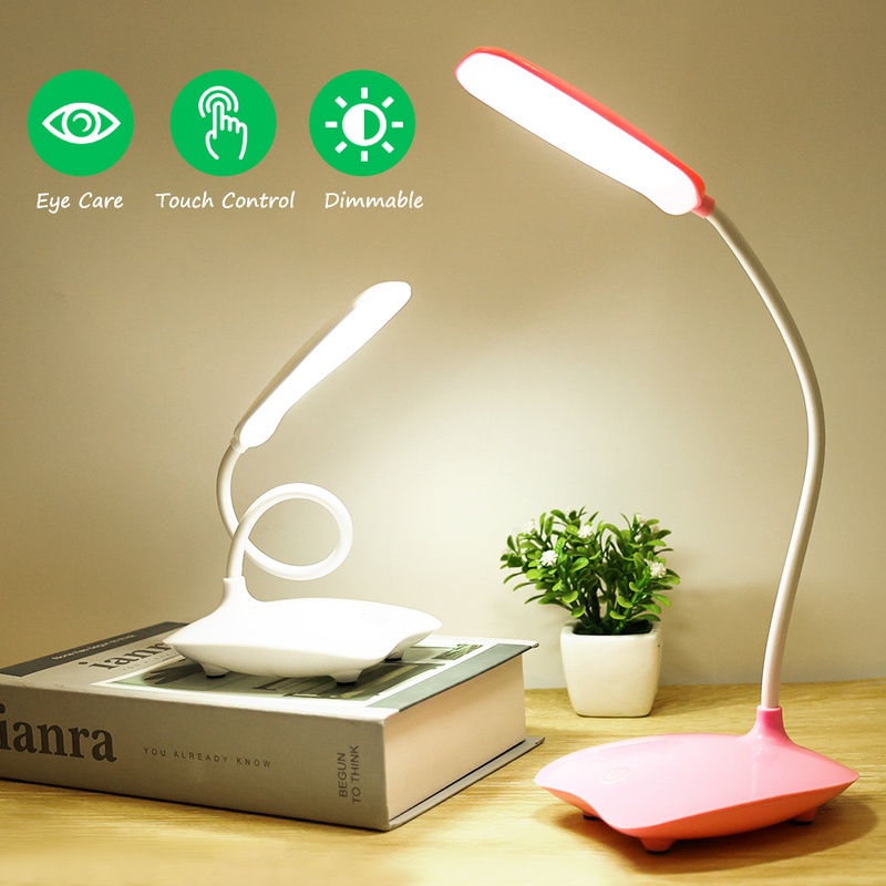 Đèn LED Để Bàn Có Thể Xoay 360 Độ Sạc USB Tiện Dụng
