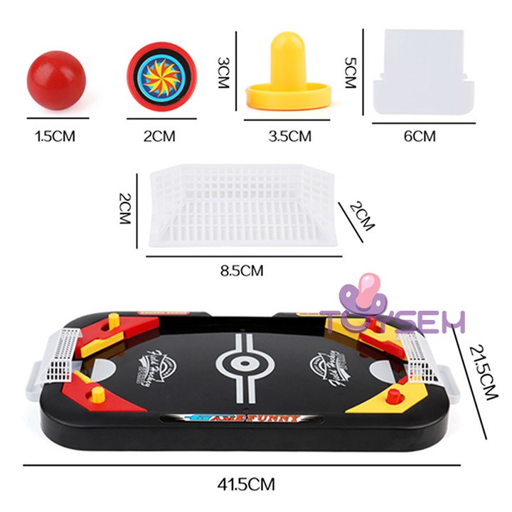 Đồ chơi trẻ em đánh bóng bàn khúc côn cầu trên băng dành cho 2 người toysem - Quà tặng sinh nhật, thôi nôi cho bé