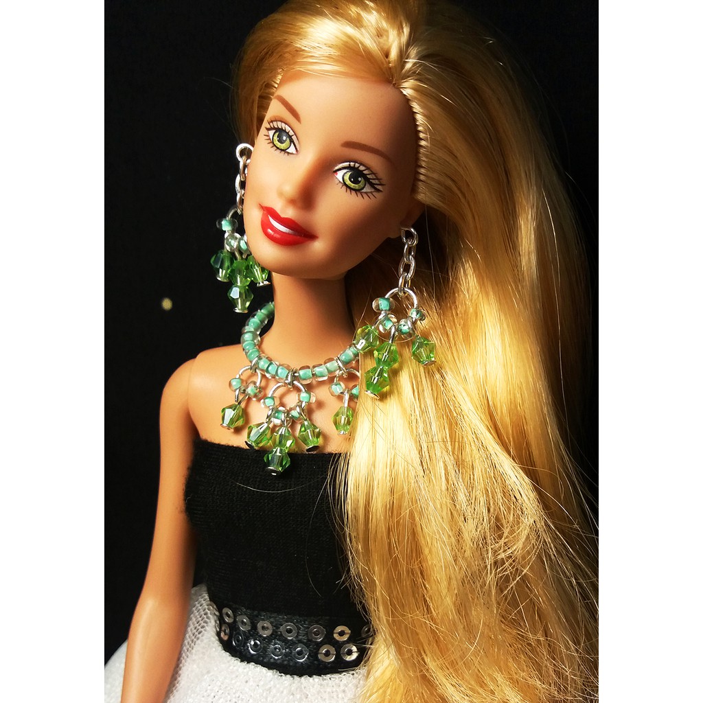 Trang Sức Búp Bê Barbie - Vòng cổ, Hoa Tai Búp bê Handmade Nguyên liệu Cao Cấp #20