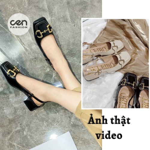 GIÀY CAO GÓT MŨI VUÔNG HOT HIT CEN FASHION