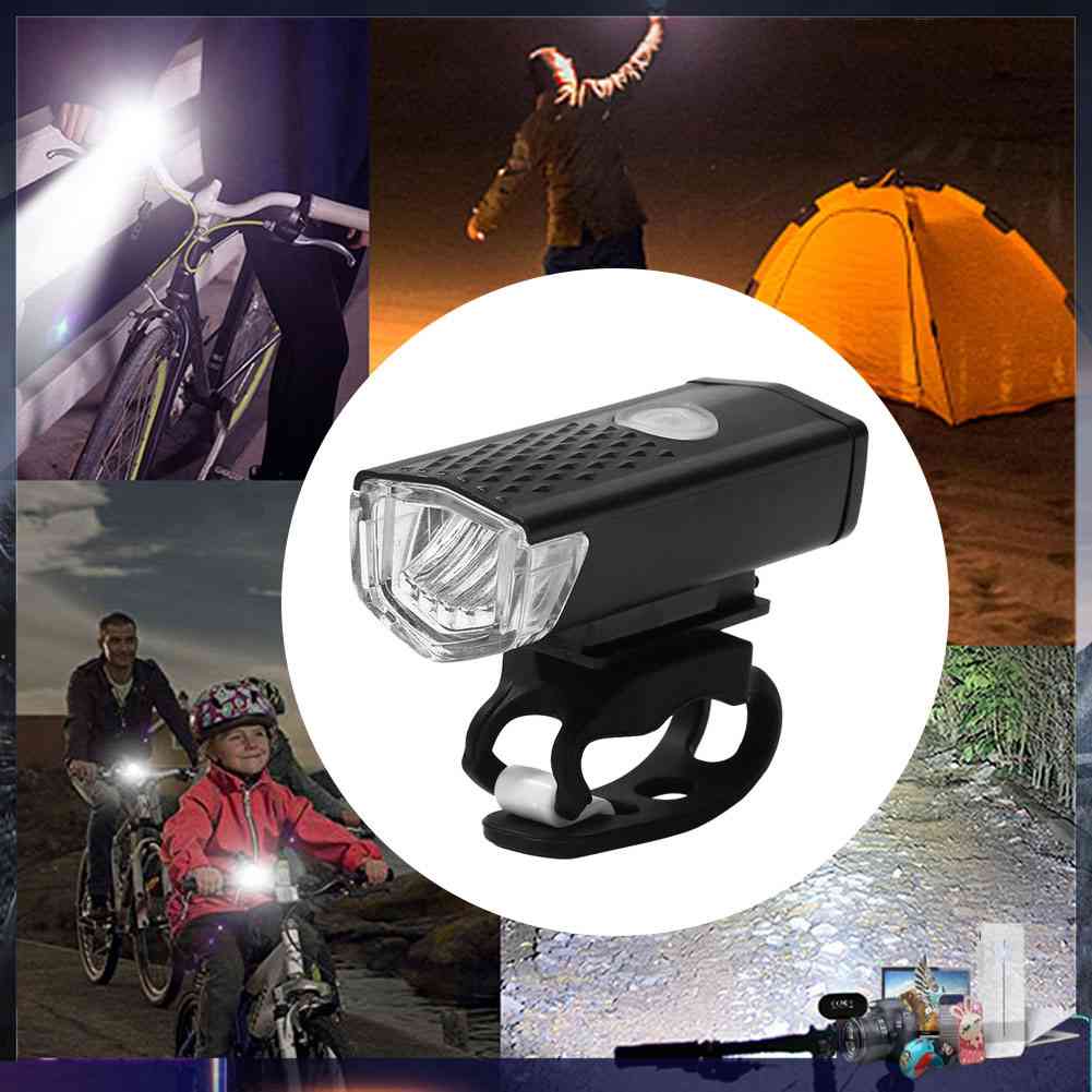 Bộ Đèn Pha LED Và Chuông An Toàn Ban Đêm Cho Xe Đạp