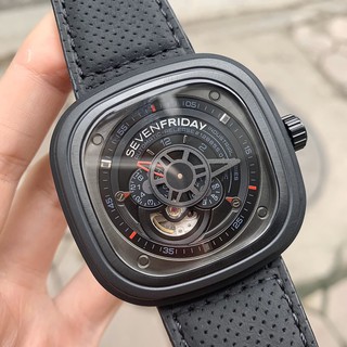 Đồng Hồ Nam [Sevenfriday - P3/01] - Automatic - Hộp Gỗ, Sách, Thẻ Bảo Hành 2 năm , Khăn, Dây Cao Su Cao Cấp Tặng Kèm