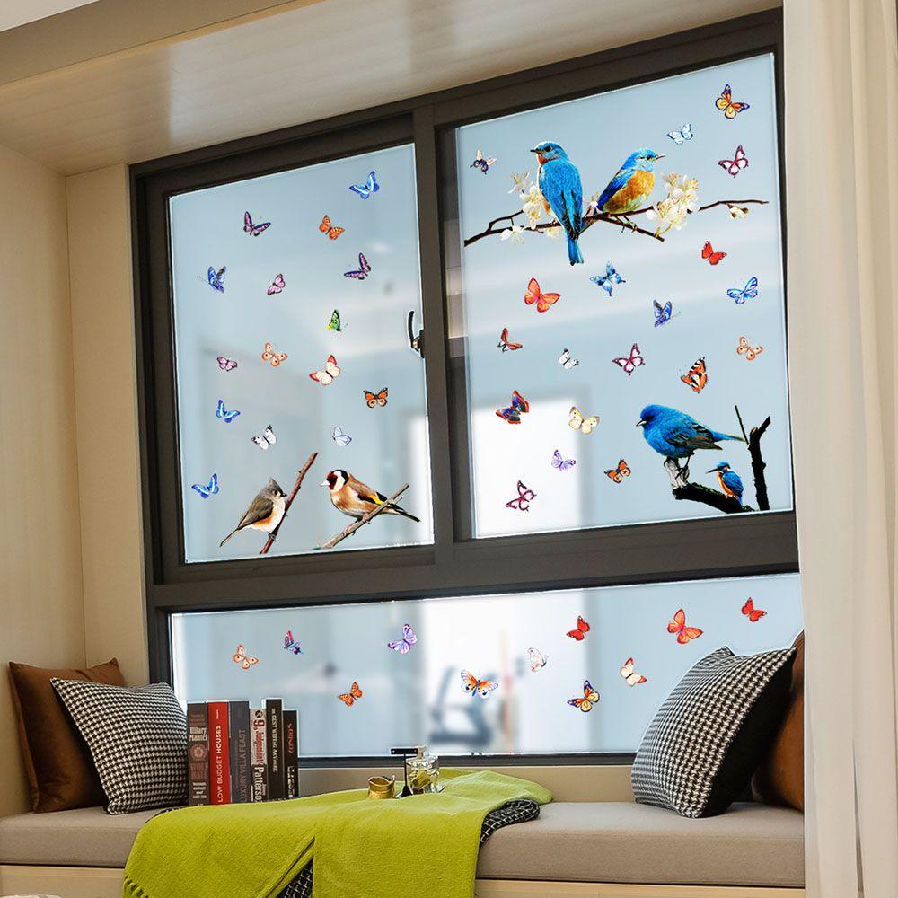 Sticker Dán Tường Bằng PVC Chống Nước Chống Bụi Có Thể Tháo Rời