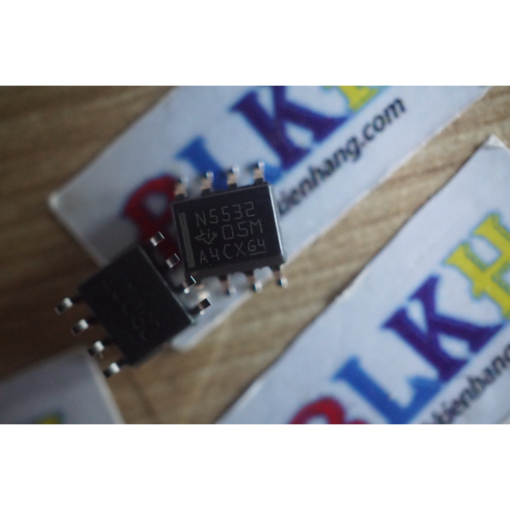 combo 3 IC Opam NE5532DR N5532 5532 SOP-8 chính hãng TI