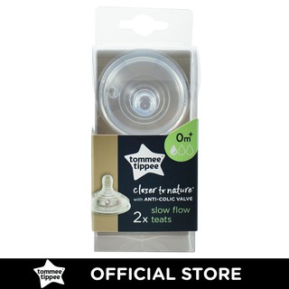 Núm ty Tommee Tippee Slow Flow 0-3 tháng (vỉ 2 cái) – Closer to Nature