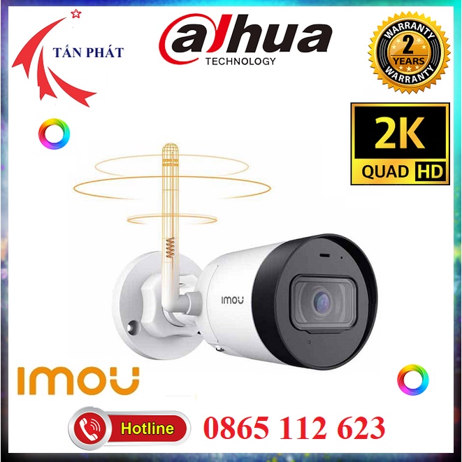 [Mã ELMS4 giảm 7% đơn 500K] Camera  WiFi  4M Ngoài Trời IMOU G42 1080P FullHD, 2KF22P F42P G42P Chính Hãng Dahua 24TH