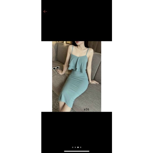 ĐẦM BODY MAXI HAI DÂY TẦNG KIỂU MỚI GIÁ SỈ