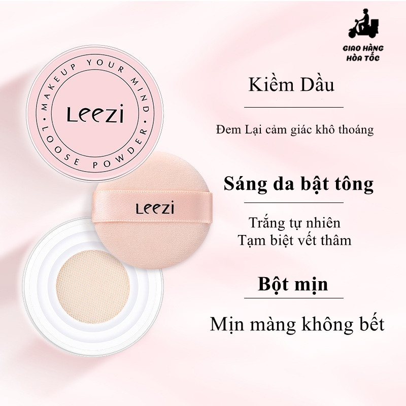 PHẤN PHỦ LEEZI KIỀM DẦU SIÊU KHÔ THOÁNG VỚI 2 NỀN MÀU TÙY CHỌN SPB00640
