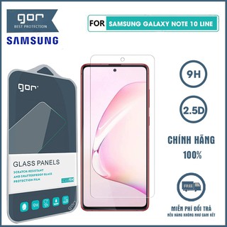 Kính cường lực Samsung Galaxy Note 10 Lite chính hãng Gor trong suốt 1 chiếc
