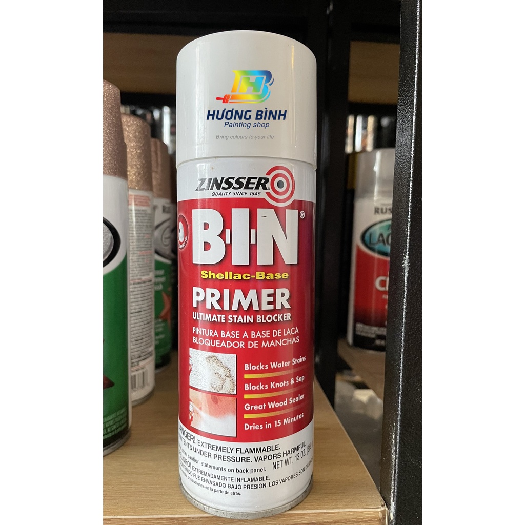 Rust-Oleum Sơn lót chống ố B-I-N Primer Sealer (369g)