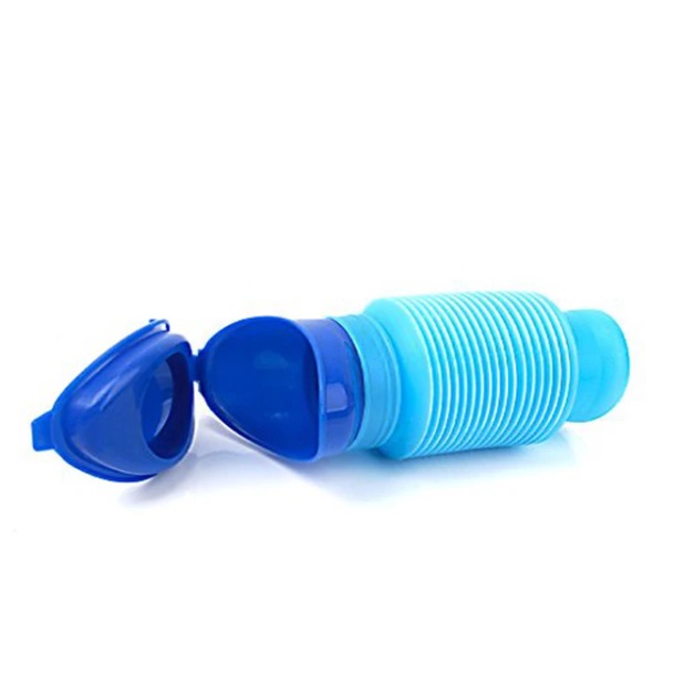 Ống đi vệ sinh mini 750ml gấp gọn được dùng khi du lịch leo núi