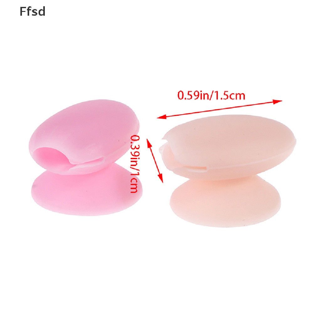{Ffsd} Bộ 5 Vỏ Bọc Silicon Bảo Vệ Cọ Trang Điểm Môi * Bán Chạy