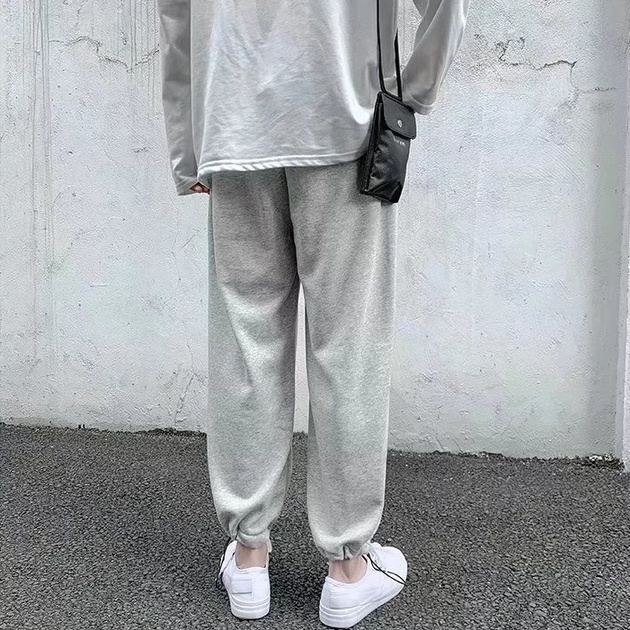 Quần Dài Ống Rộng Thời Trang Hàn Quốc Cá Tính quần jogger nữ thời trang quần jogger nỉ unisex from rộng quần jogger nam