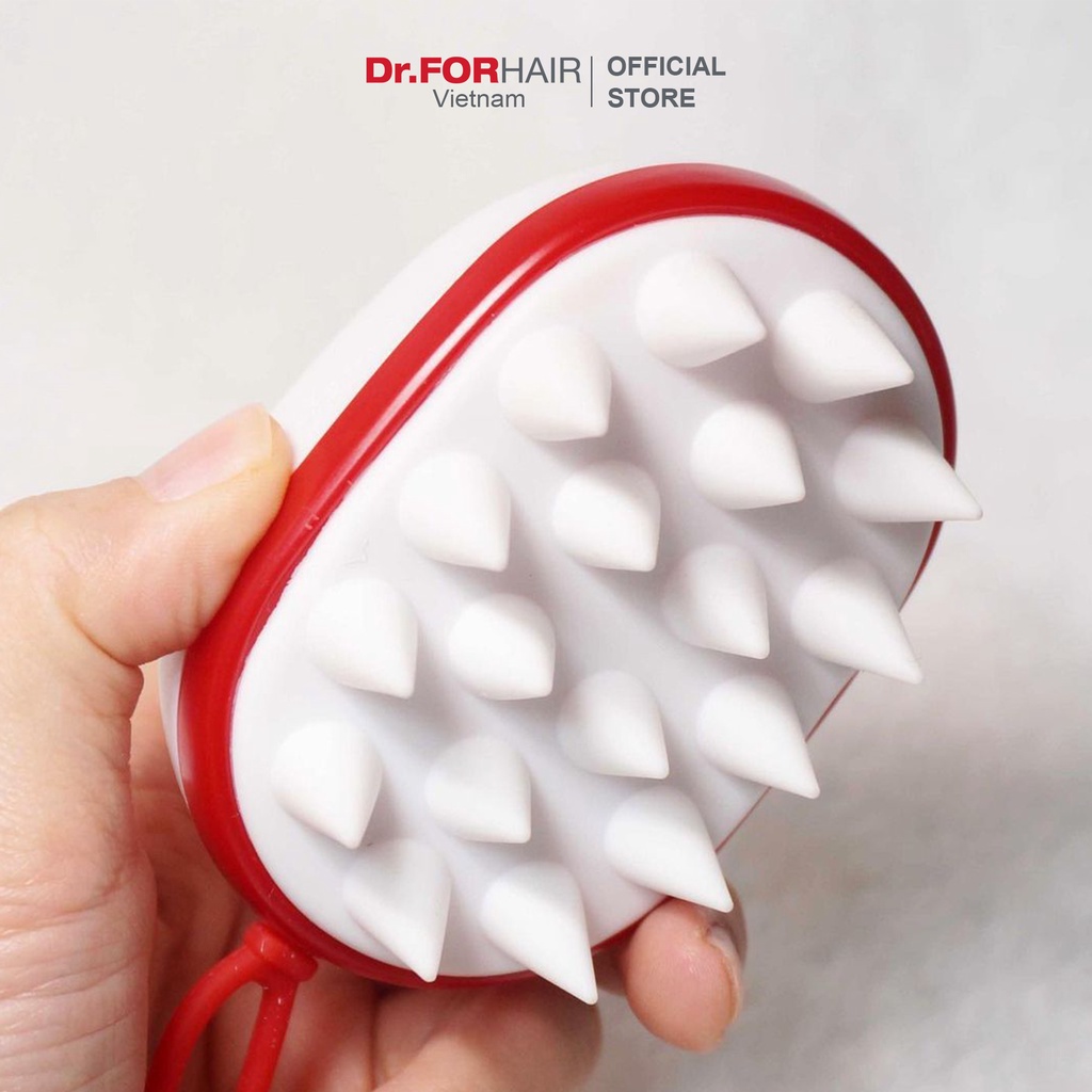 Lược gội đầu Silicon massage da đầu giảm rụng kích thích mọc tóc Dr.ForHair Cleansing Brush