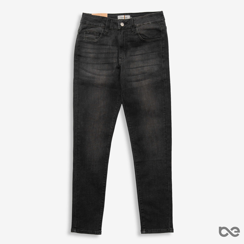 Quần jean nam Slim Jean màu đen co giãn, cao cấp, mềm mịn không ra màu BENTONI