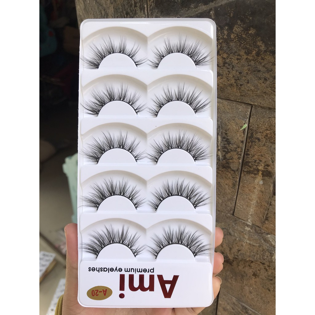 Mi giả cao cấp Ami Premium Eyelashes (5 cặp/hộp)