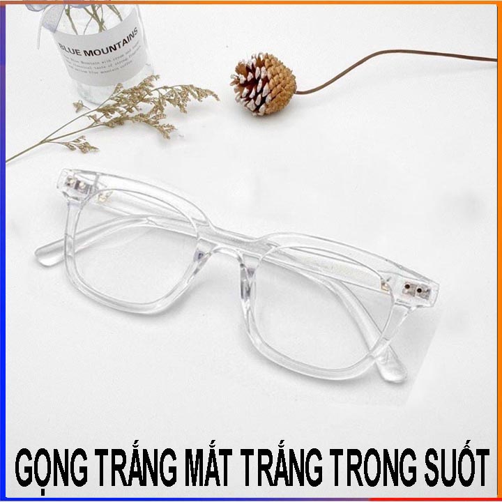 Mắt Kính thời trang chữ V hàn quốc mẫu 2 chấm