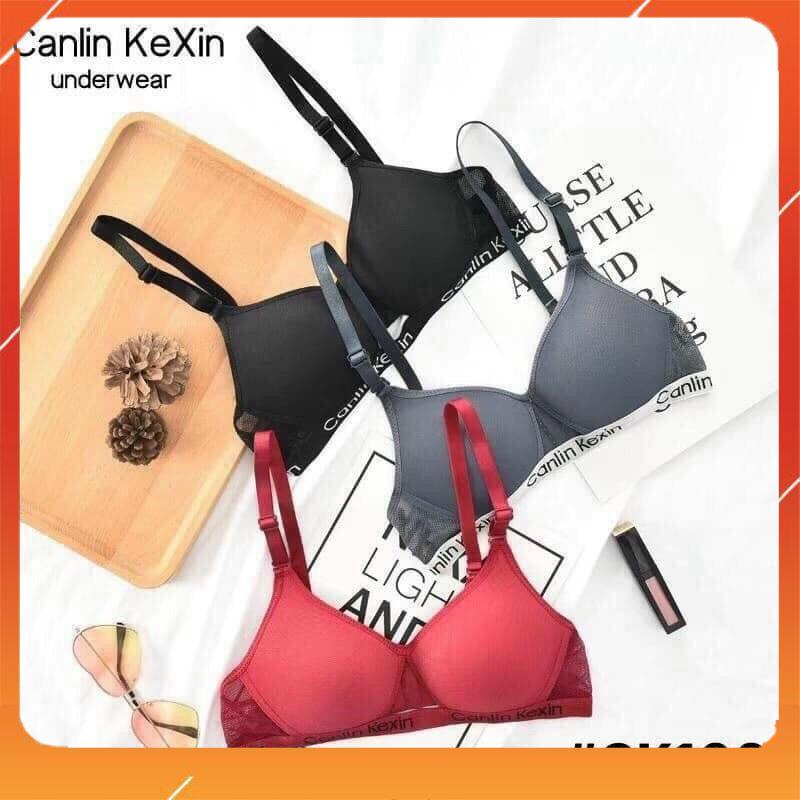 Áo lót nữ su đúc không gọng, nâng ngực quai lưới, khoét giữa sexy chip A6981