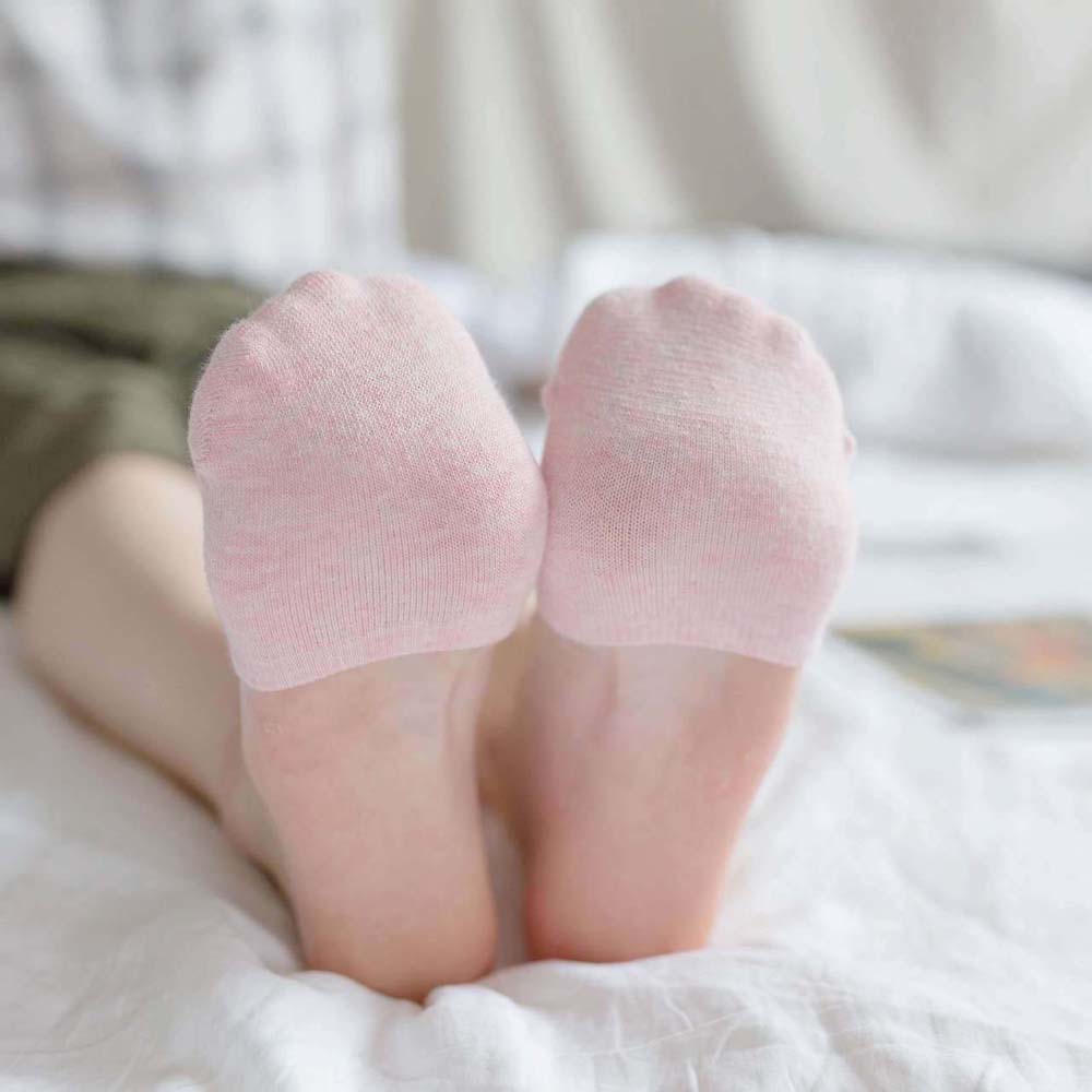 Vớ Nửa Bàn Chân Chống Trượt Chất Liệu Cotton Mỏng Thoải Mái