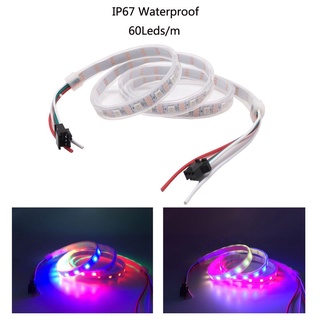 DÂY ĐÈN LED DÁN ARGB WS2812B ĐẦY MÀU SẮC 60LED/MÉT DÒNG SẢN PHẨM PHỔ THÔNG