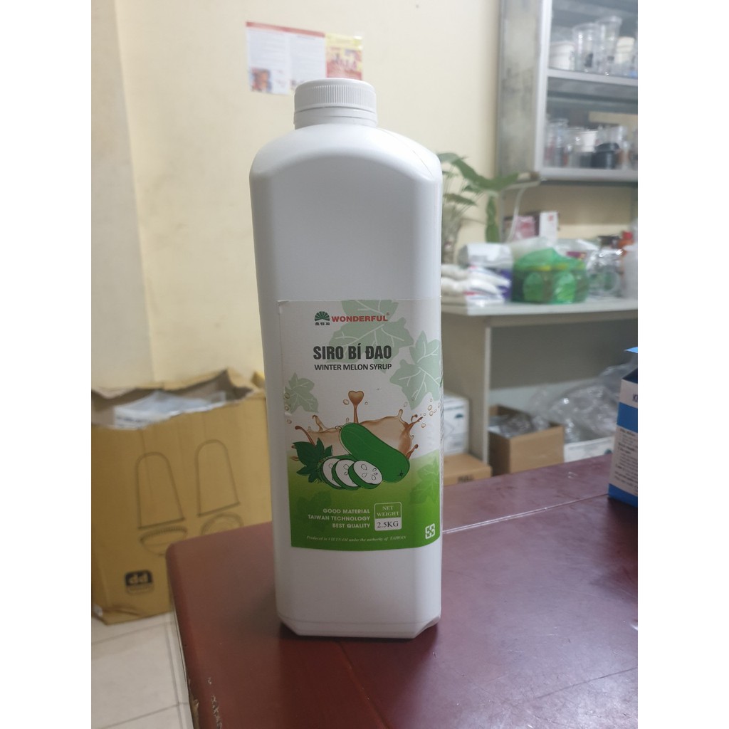 Siro BÍ ĐAO Wonderfarm chiết lẻ 120ml - cần để làm trà bí đao hạt chia đỉnh cao