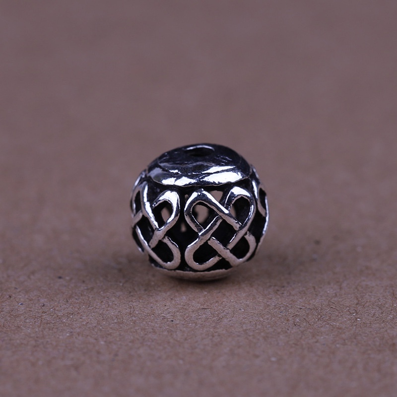 Set 20 Charm bạc Tạng làm handmade - Pháp khí Mật tông - Phật giáo Tây Tạng