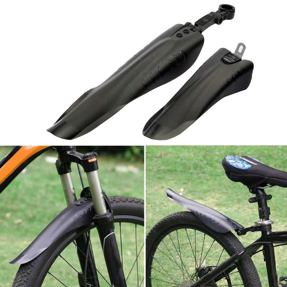 1 Bộ Dè Chắn Bùn Trước / Sau Có Thể Điều Chỉnh Thời Trang Cho Xe Đạp 20 '' 22 '' 24 '' 26 ''