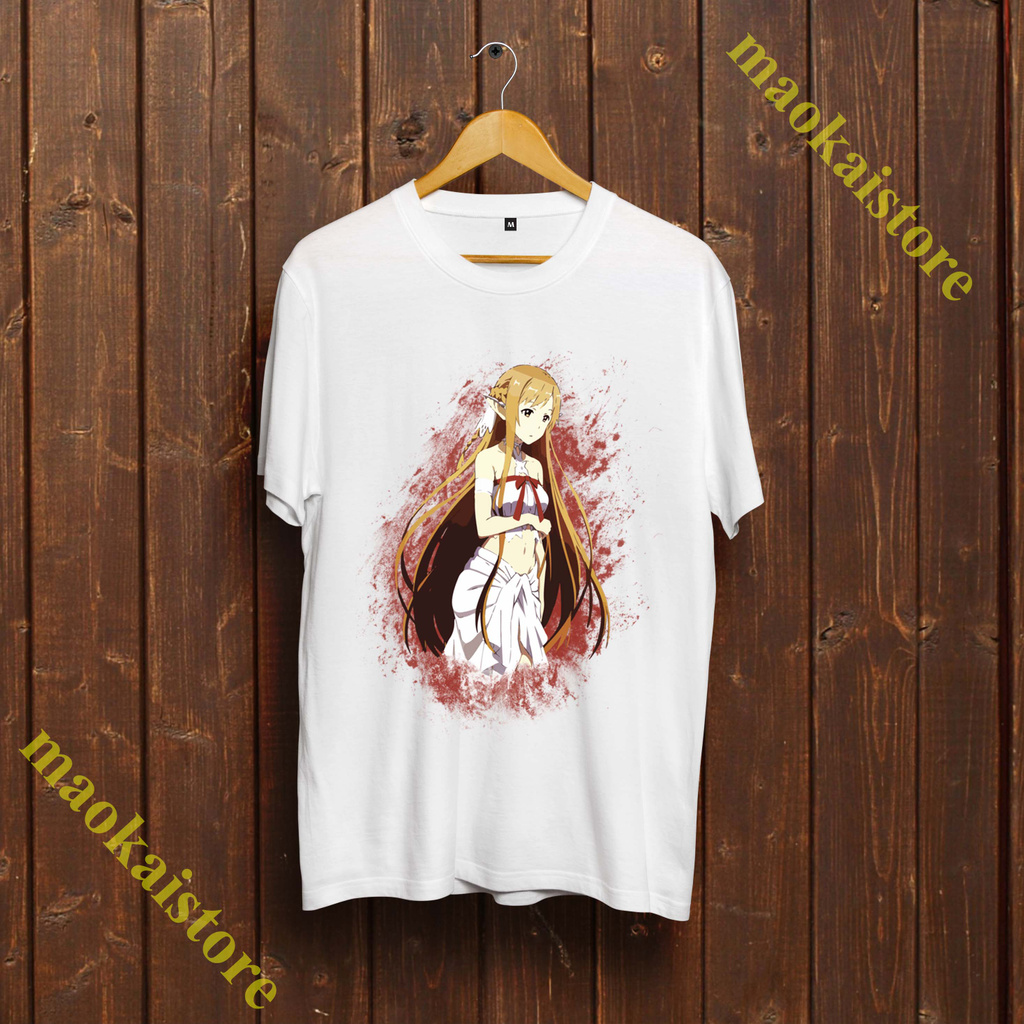 Áo Thun Anime - Áo Thun Asuna - Áo Thun Sword Art Online dễ thương phong cách cá tính - cực chất và đẹp - SAO-001