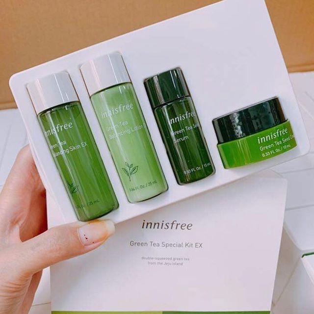 [New 2020] - Set Mini Dưỡng Da Trà Xanh Innisfree Green Tea Special Kit EX