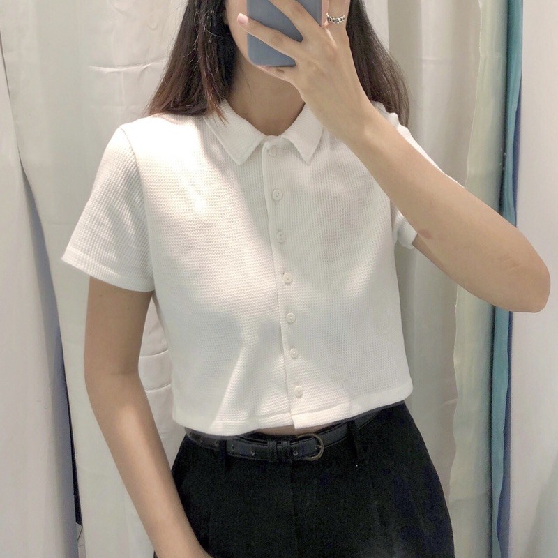 JANET STUDIO • Áo thun cổ polo tay ngắn | BigBuy360 - bigbuy360.vn