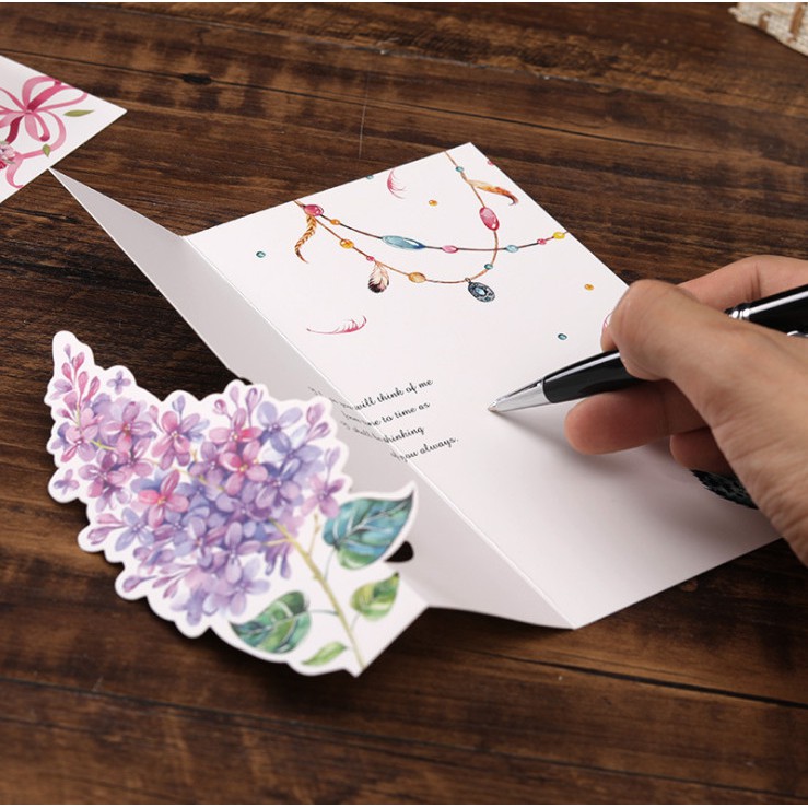 Thiệp hoa cao cấp chúc mừng sinh nhật, ngày lễ tình nhân, 20/11,...siêu đẹp - Decor chụp ảnh mỹ phẩm, phụ kiện xinh xắn