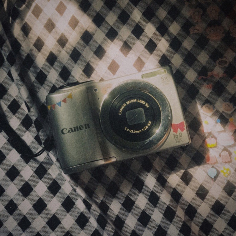 máy ảnh Canon powershot A810+ pin +thẻ nhớ +sạc +đọc thẻ iphone