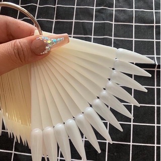 Set móng nhọn que tập vẽ,làm mẫu móng bịch 40 que