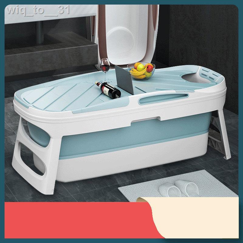 wiq_to__31Xô tắm người lớn gấp hộ gia đình em bé hồ bơi trẻ ngồi và nằm bồn sử dụng kép xô