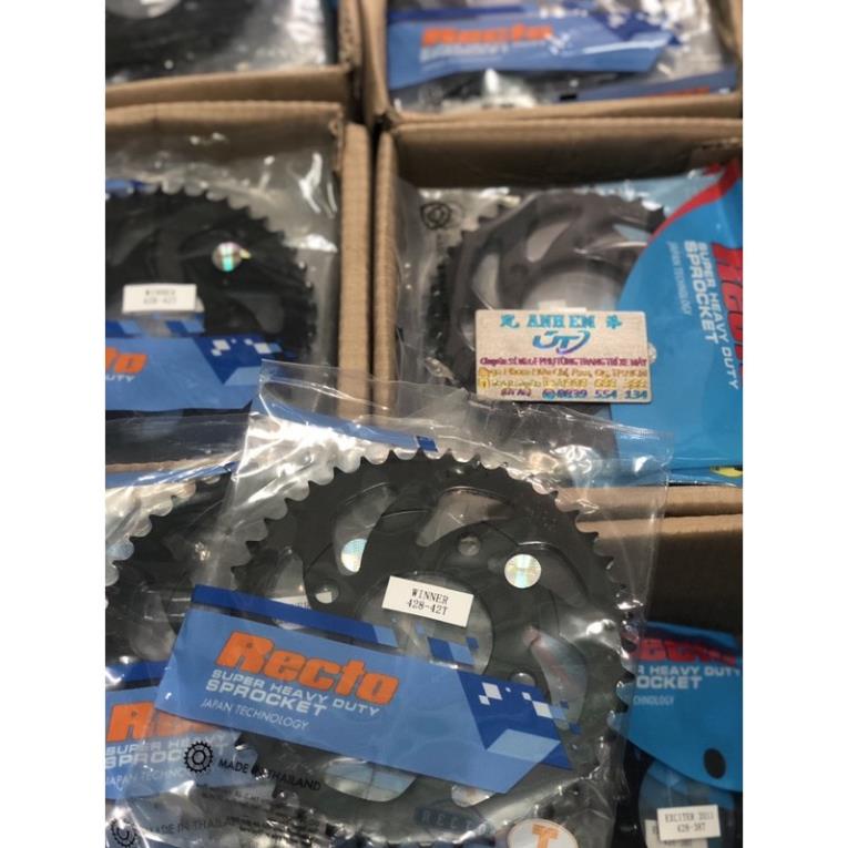 Nhông Dĩa Recto Winner / Sonic Size 38T -- 45T Hàng Chính Hãng RECTO THAILAND ////