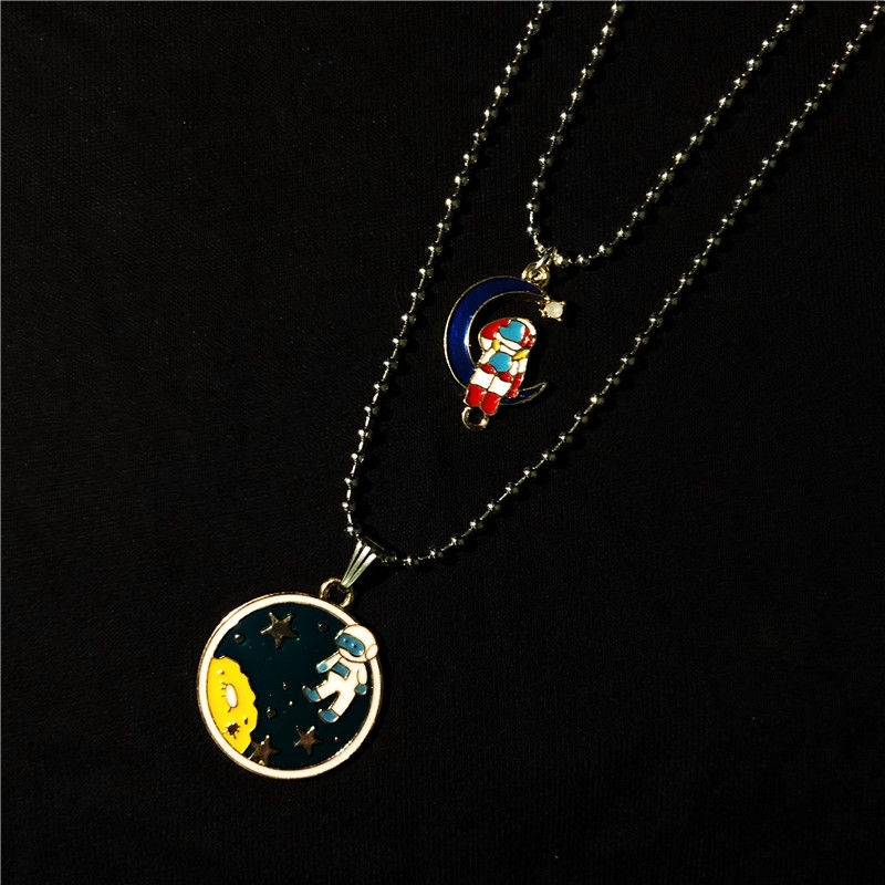 Dây Chuyền Họa Tiết Phi Hành Gia Vũ Trụ Hoạt Hình 16047