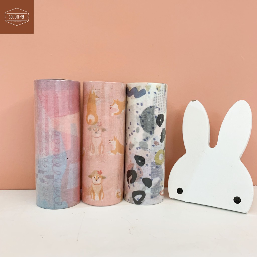 1 CUỘN WASHI TAPE TRANG TRÍ THEO CHỦ ĐỀ