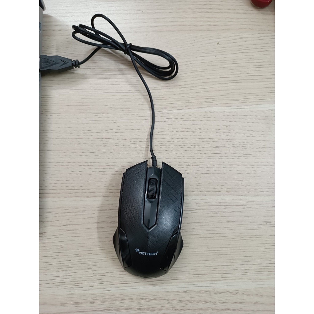 Chuột có dây văn phòng gaming Viettech V19 chính hãng